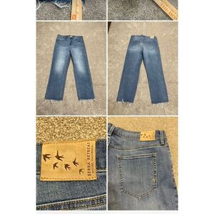 Serra retreat by joie Rucker straight jeans womens sz 10/30 high rise Frey edge